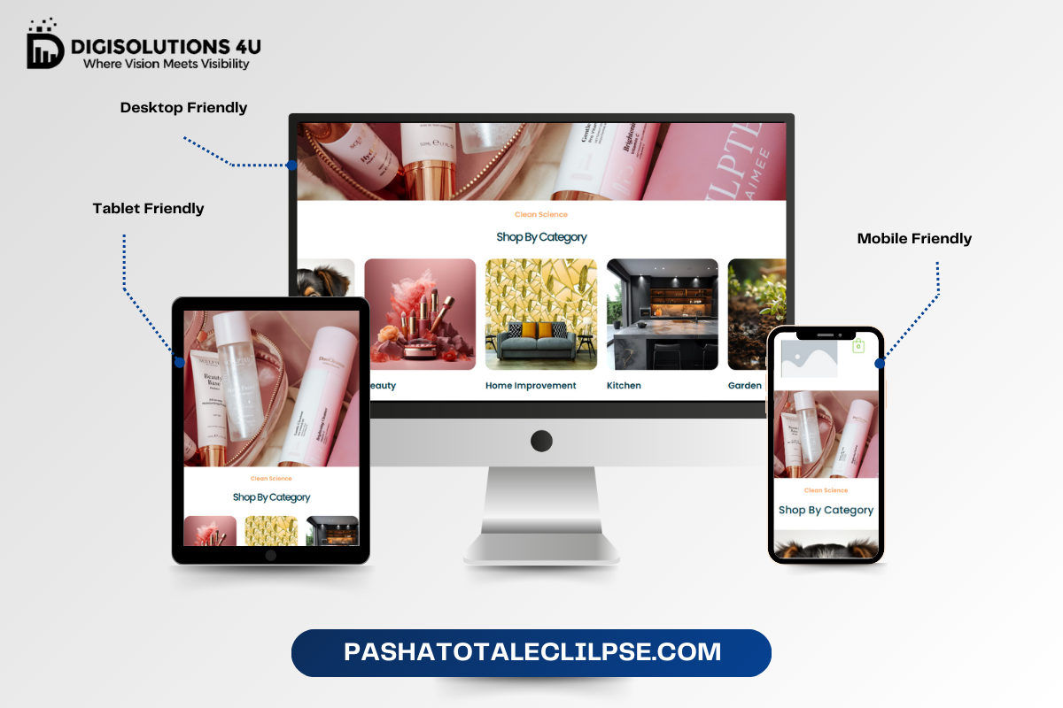 Pasha Total Eclipse Shopify store