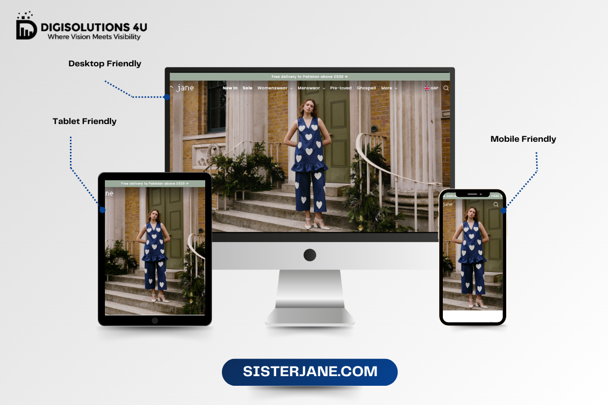 Sister Jane Shopify store